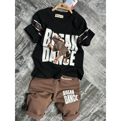Летен комплект „Break Dance – Brown Edition“ – танцувай със стил